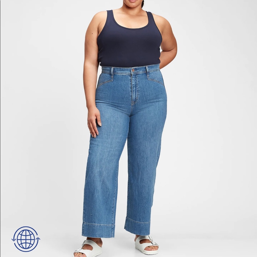 Gap wide leg jeans (like new)